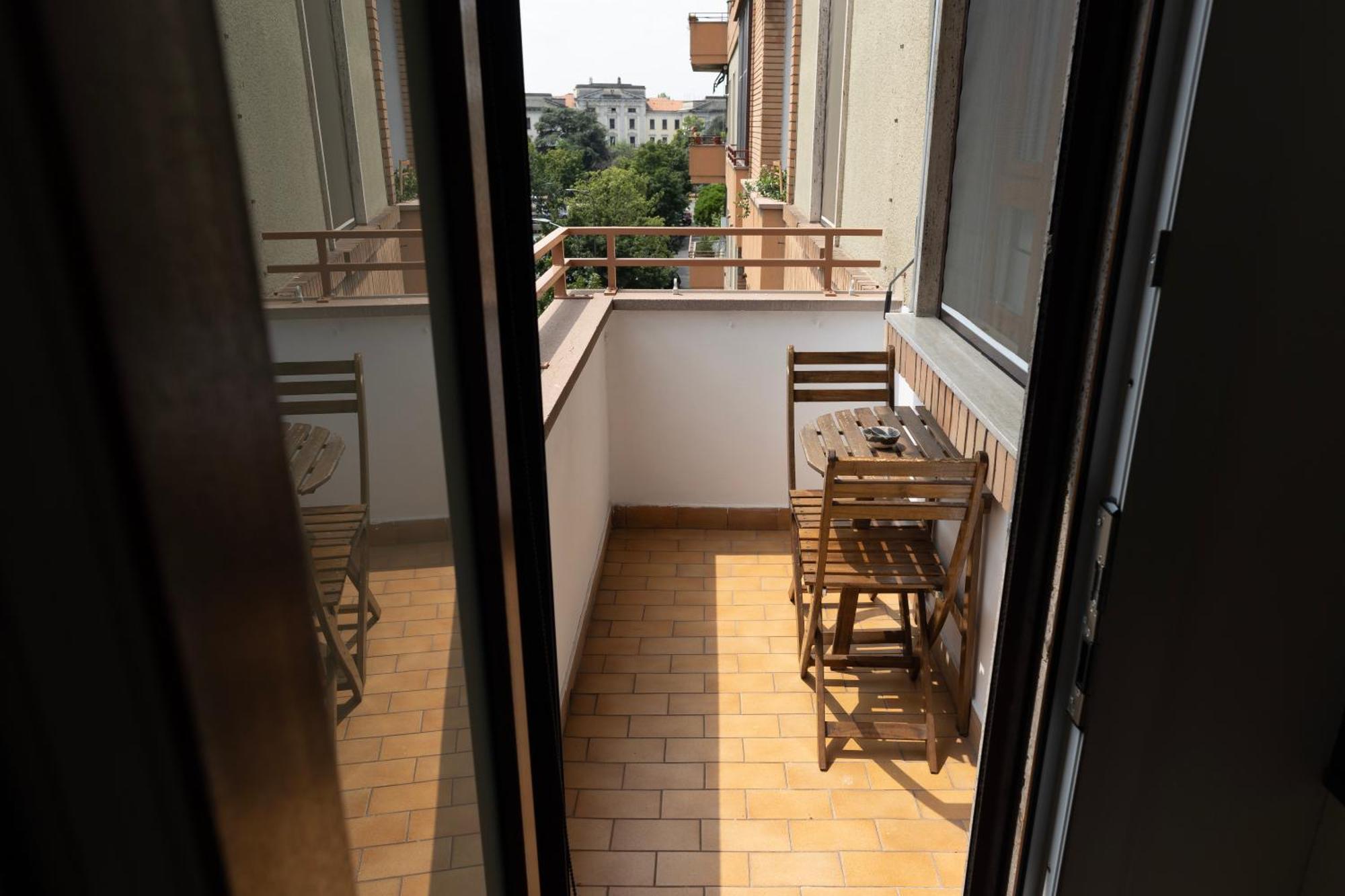 Appartement Elegante Bilocale In De Angeli - Piazzale Siena à Milan Extérieur photo